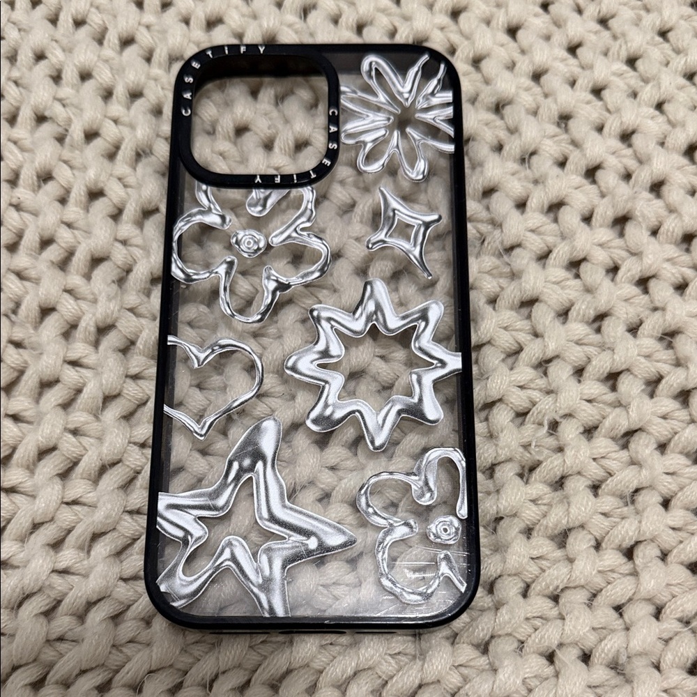 CASETiFY Chrome Doodles Impact Case | iPhone 16 Pro Max | Authentic |Pre-Loved ✨